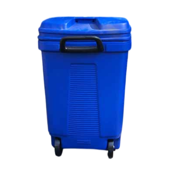 Basurero 120 lts Rectangular con ruedas