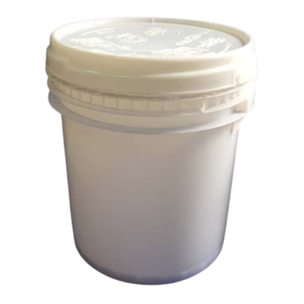 Balde 65 lts. redondo blanco para tapa roscada